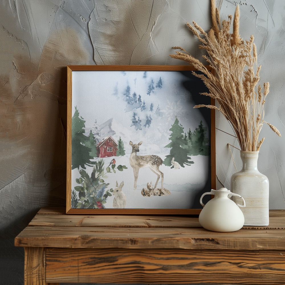 Christmas Morning Poster