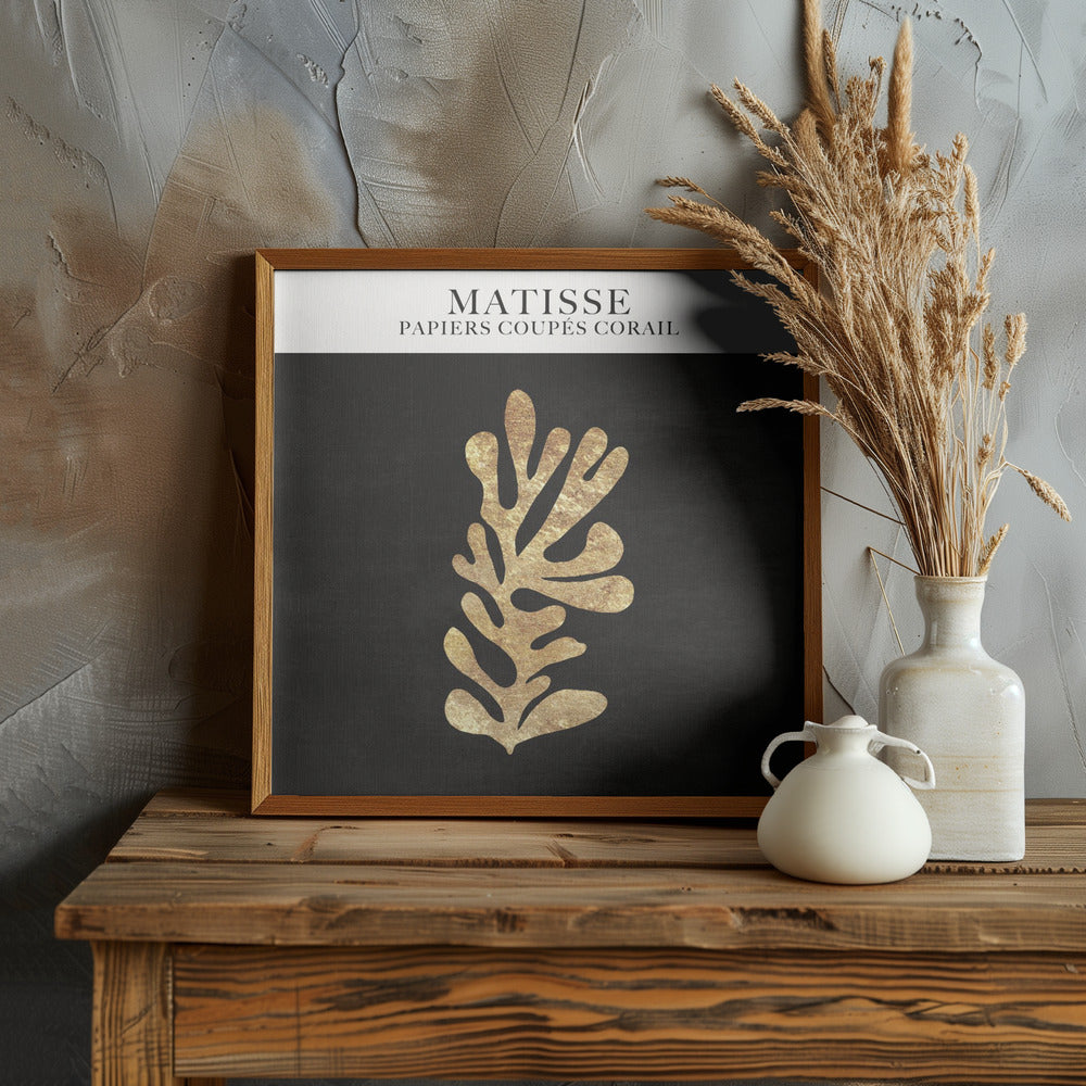 Papier Découpé Coral Poster