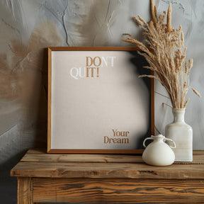 Dont Quit Poster