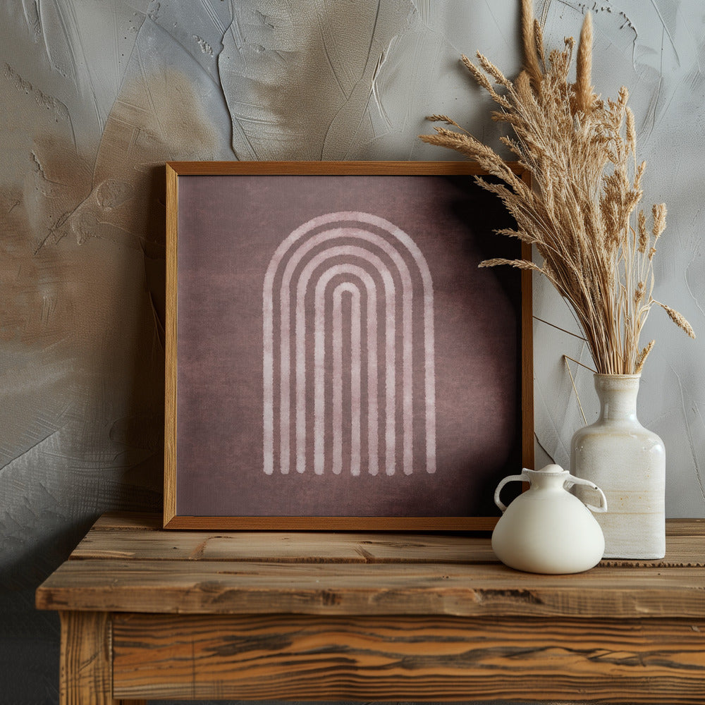 Visne Watercolor Rainbow Poster