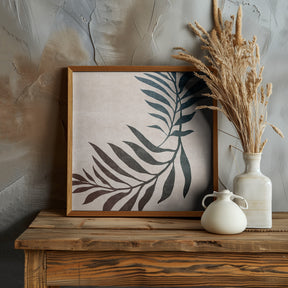 Twisted Palm Leaf Poster