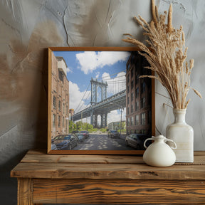 NEW YORK CITY Manhattan Bridge Poster