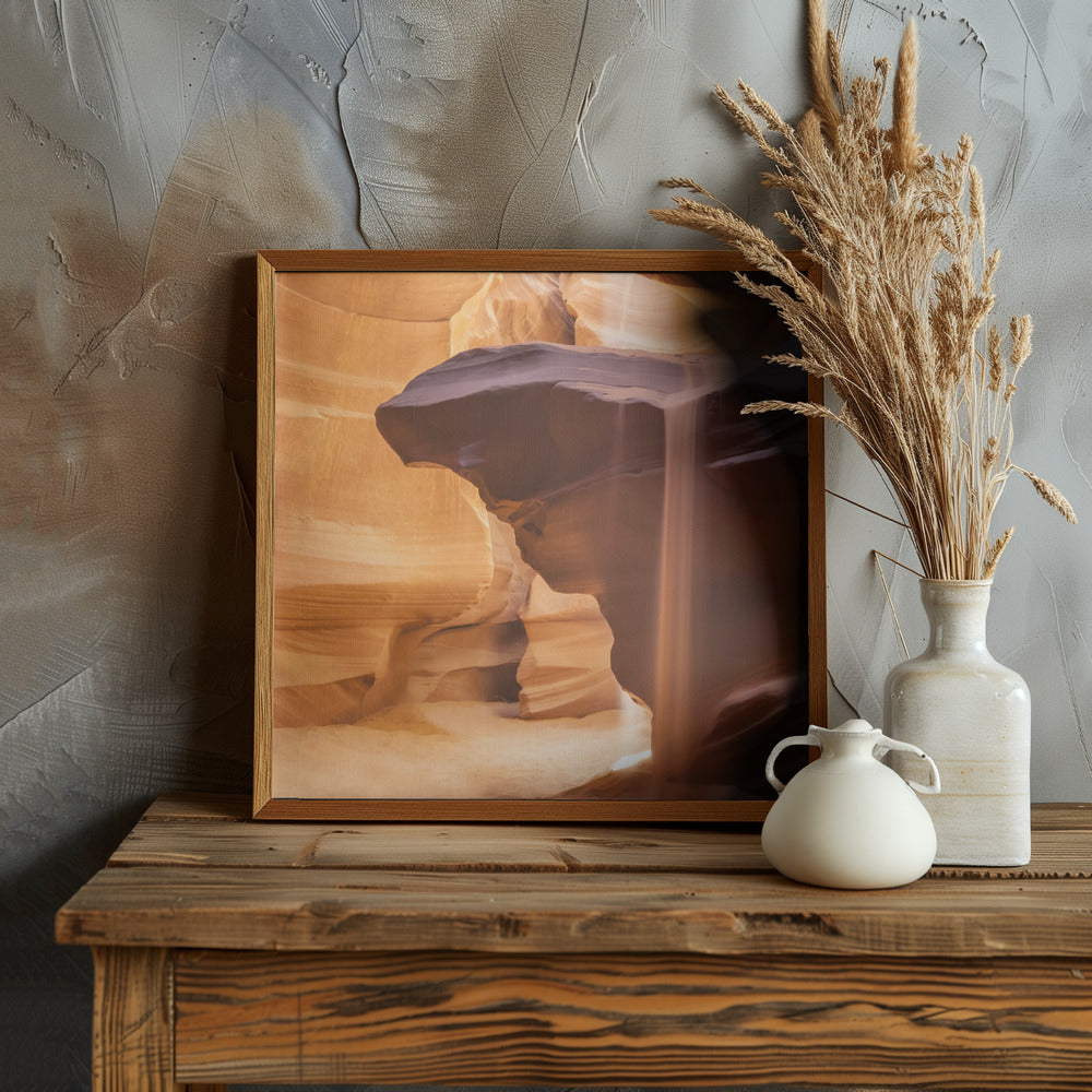 ANTELOPE CANYON Pouring Sand Poster