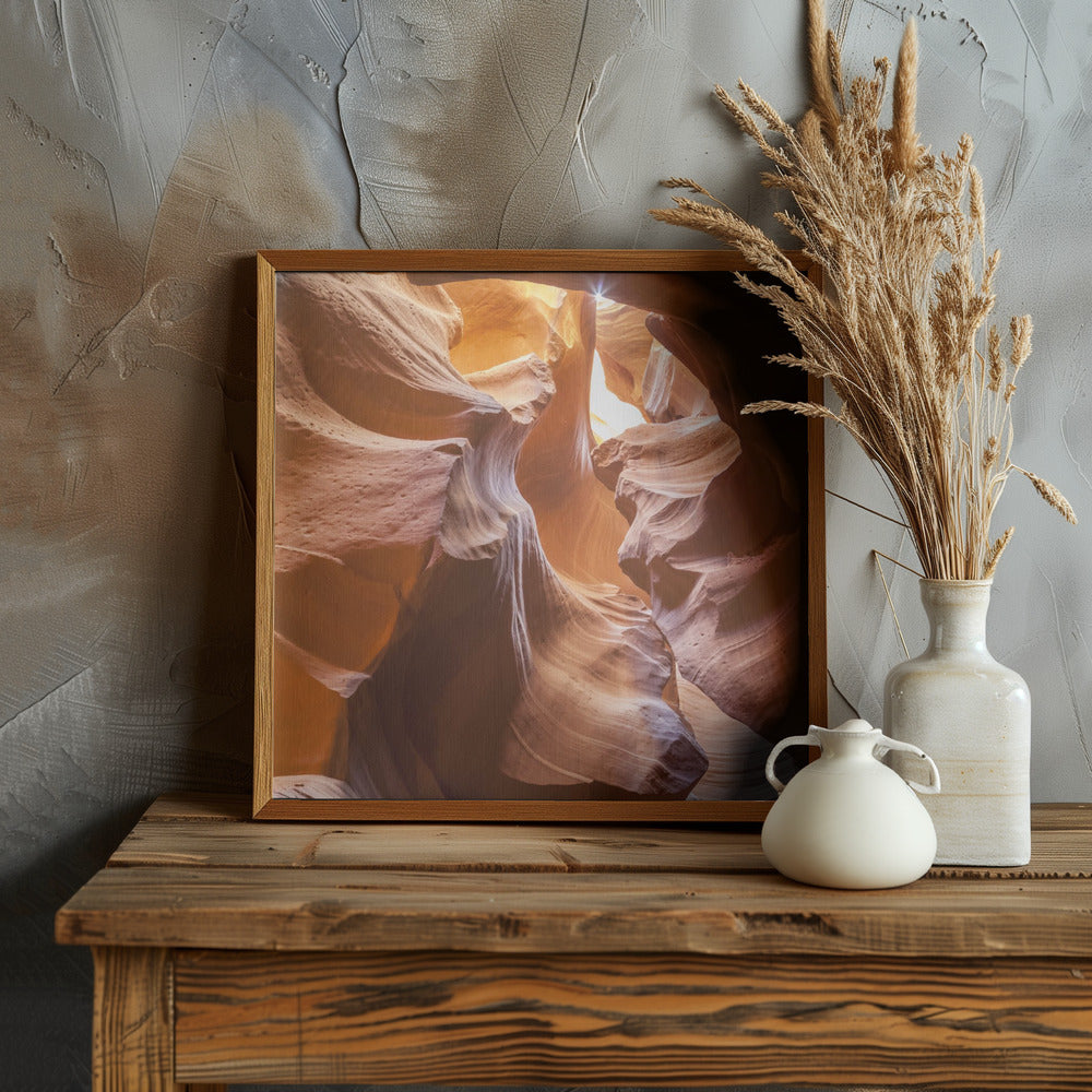 ANTELOPE CANYON Rock Formations Poster