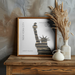 Urban Art NYC Statue of Liberty Poster