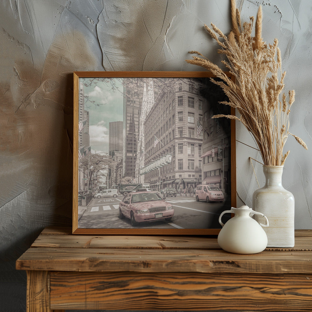 MANHATTAN 5th Avenue | urban vintage style Poster