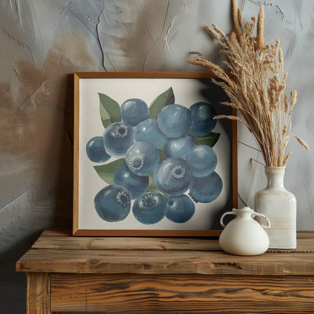 Blueberries Poster