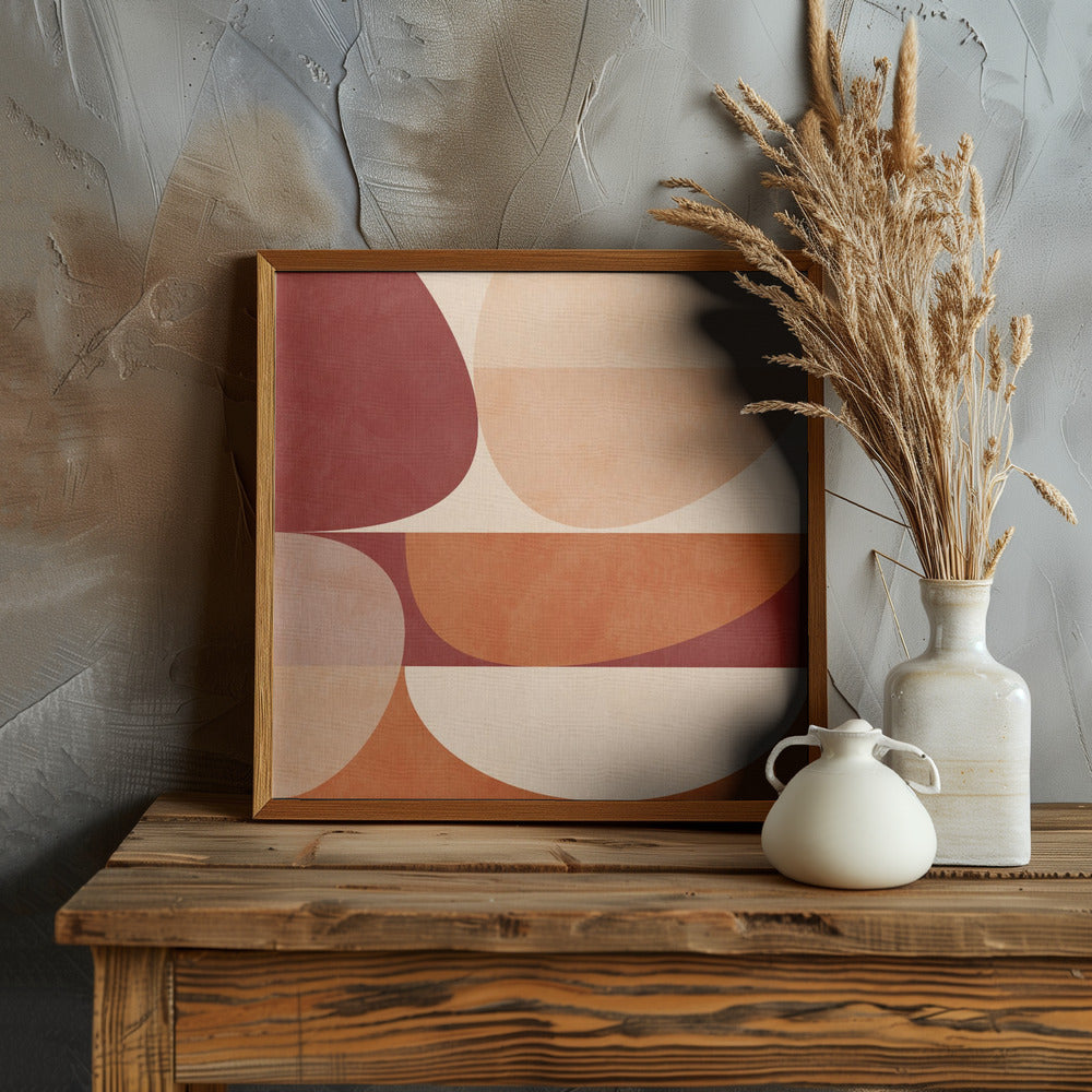 Autumn Mid Century Earthy 2 Poster