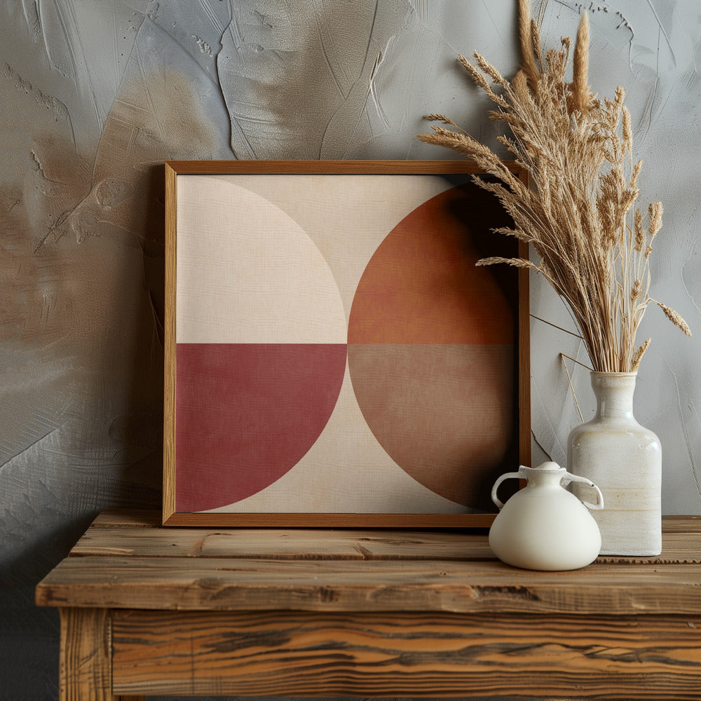 Autumn Mid Century Earthy 10 Poster