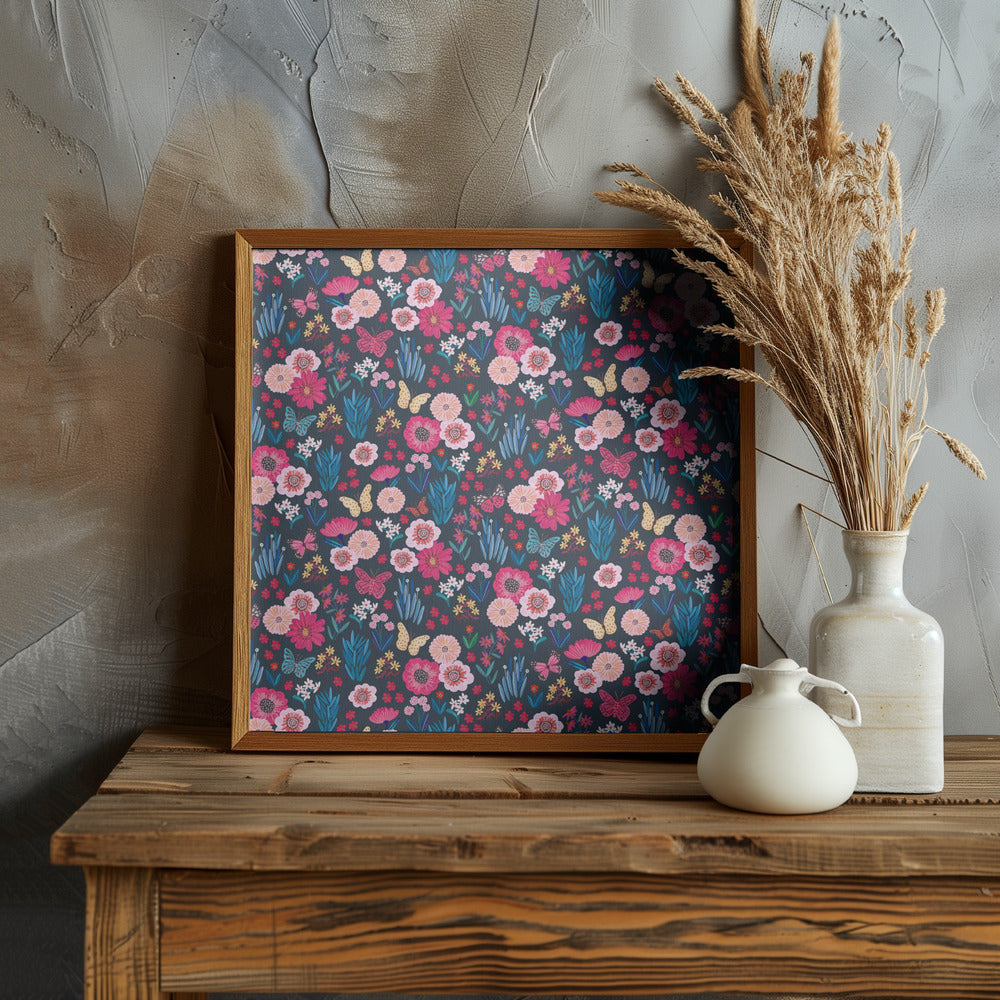 Butterflies &amp; flowers Poster