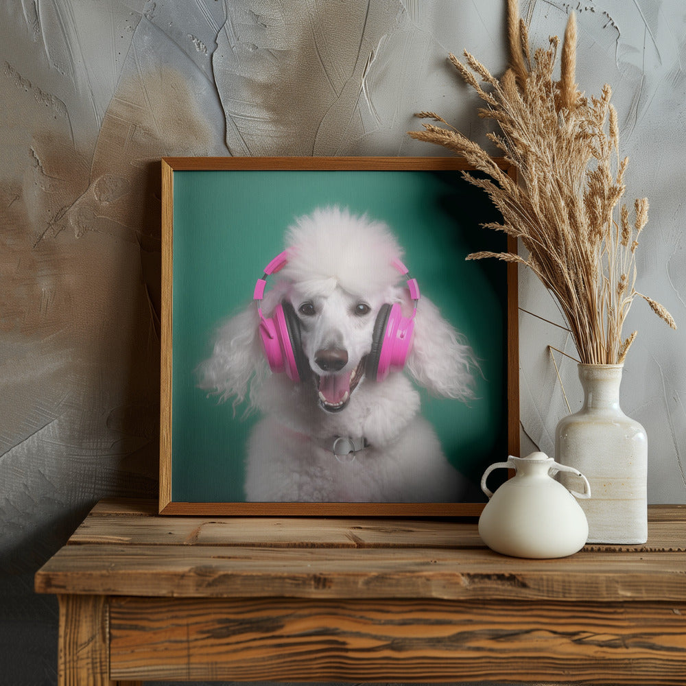 Dj Poodle Poster