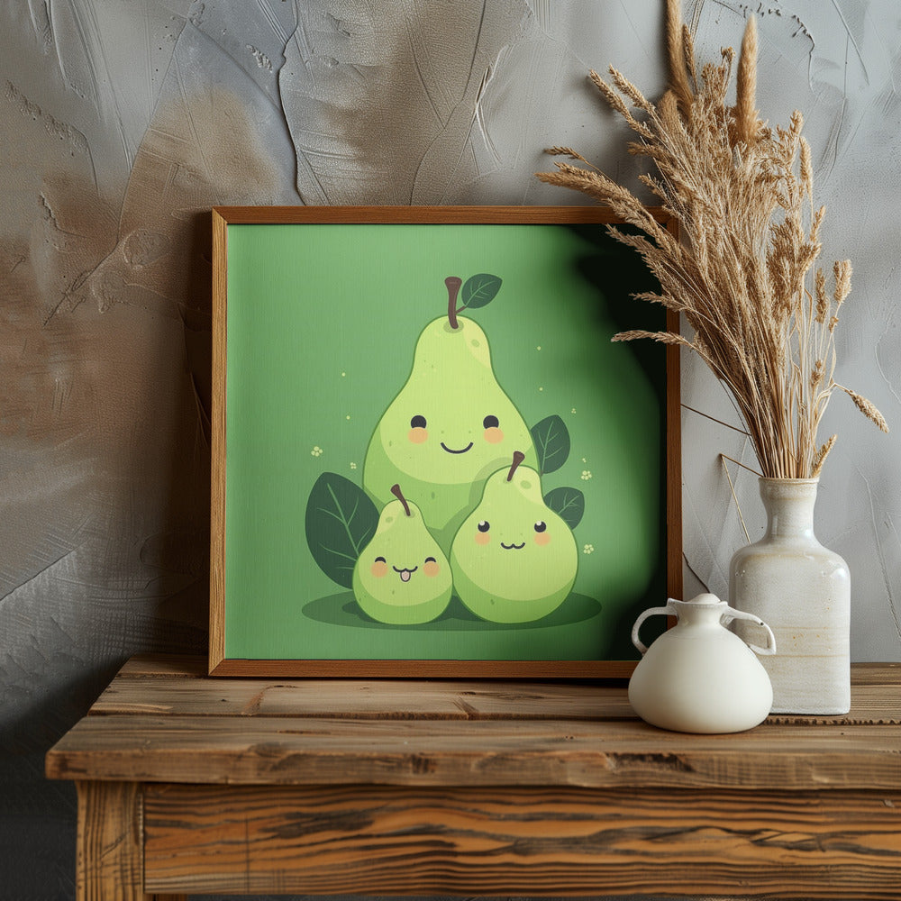 Pear Mom Poster