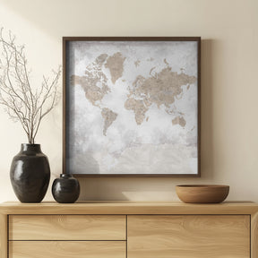 Kacia world map Poster