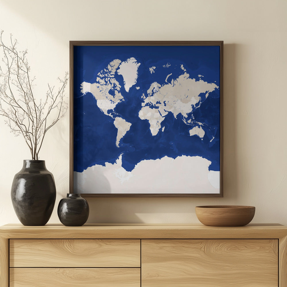 Kameryn world map Poster