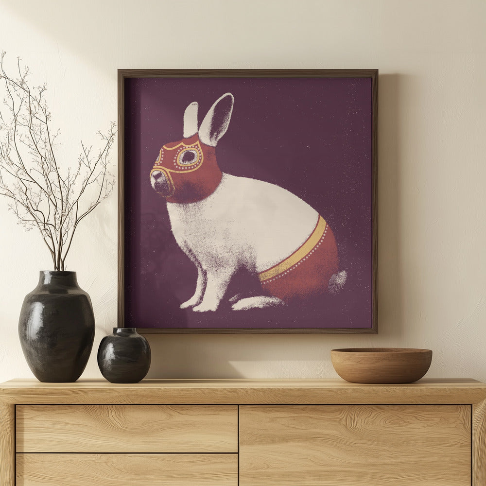 Lapin Catcheur Poster