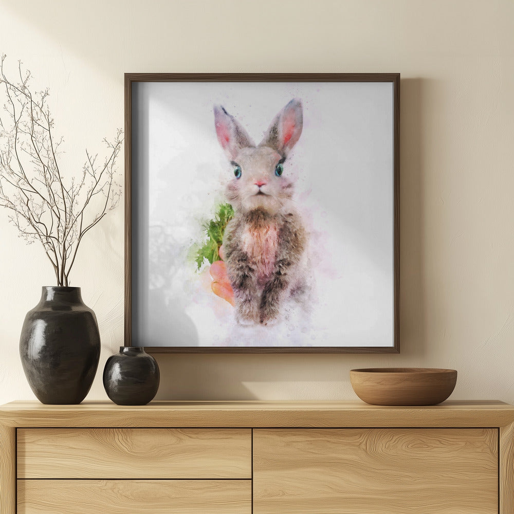 Baby Rabbit Poster