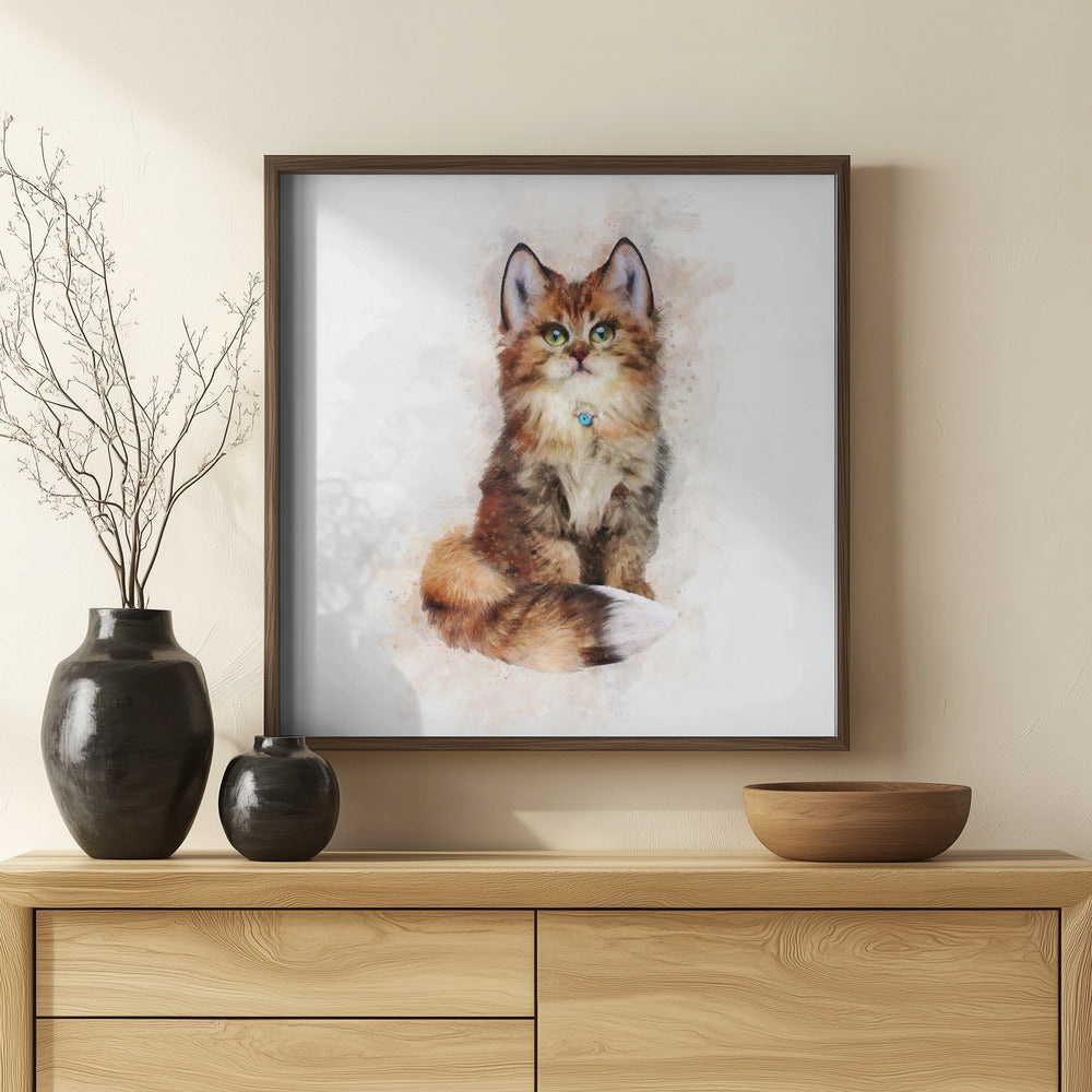 Baby Cat Poster