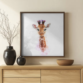 Baby Giraffe Poster