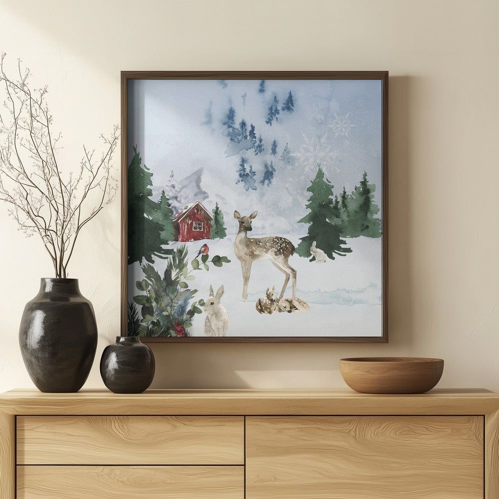 Christmas Morning Poster