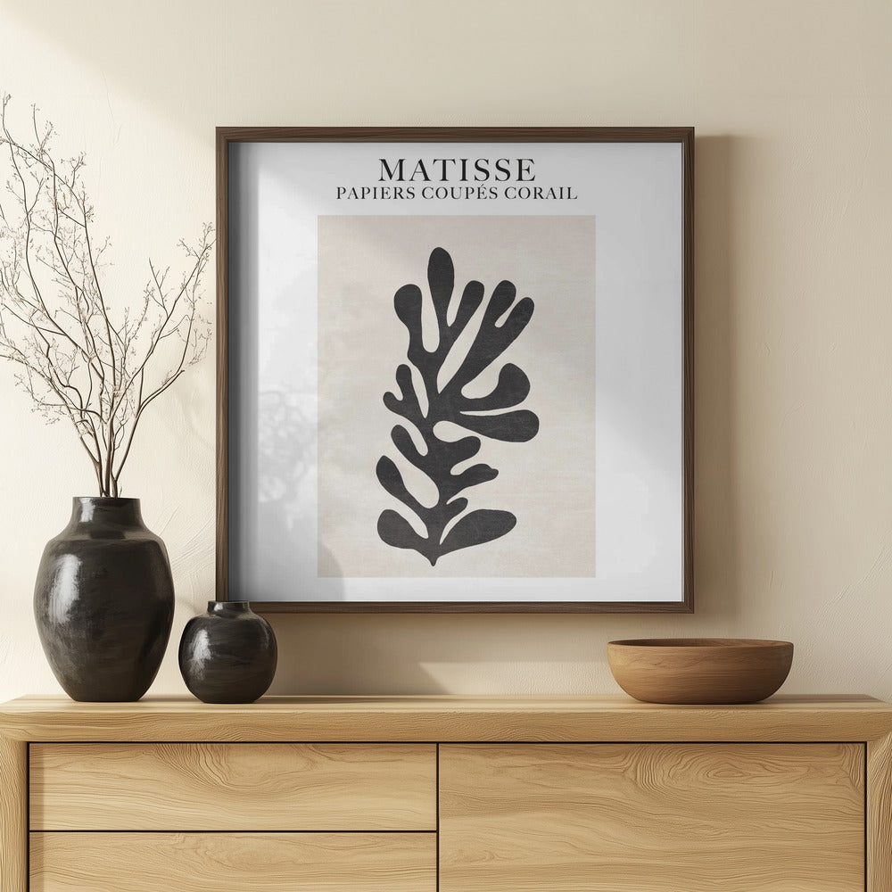 Light   Papier Découpé Coral Copy Poster