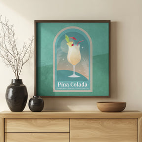 Kokteyl Pina Colada Poster