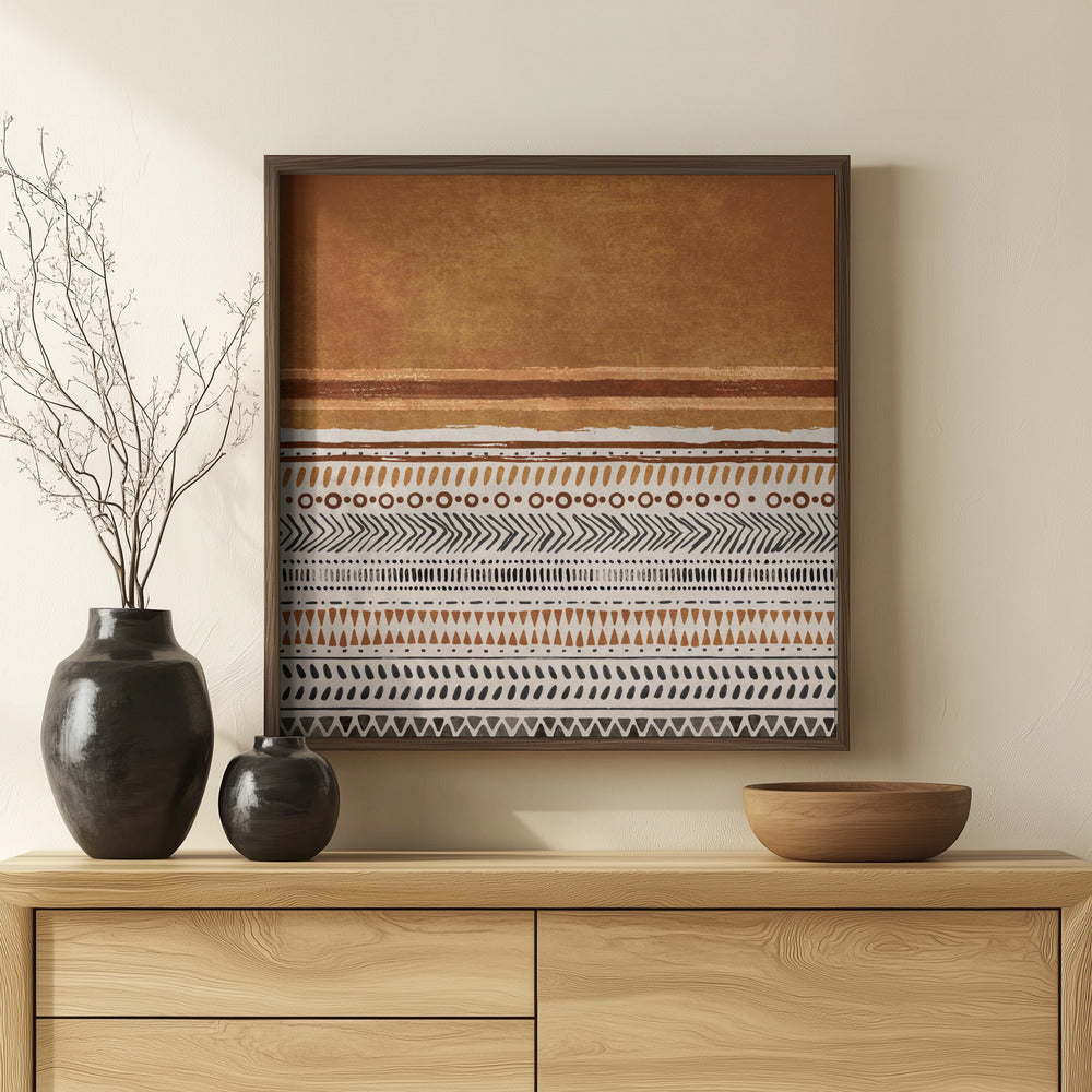 Kilim Turuncu2 Poster