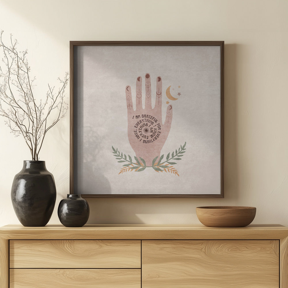 Hand Positive Poster