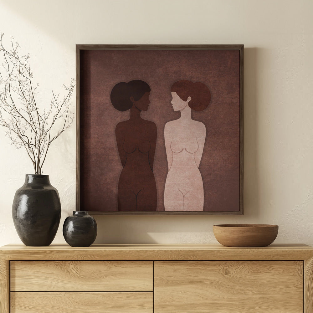 Absctract Terra Women Couples Poster