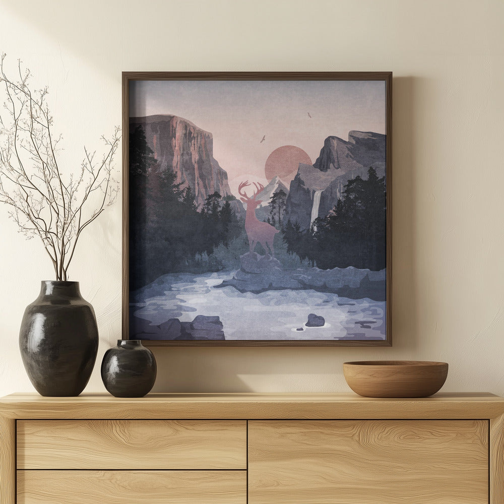 Sephia Yosemite Poster