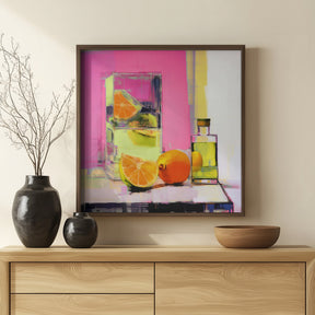 Neon Still Life No 3 Poster