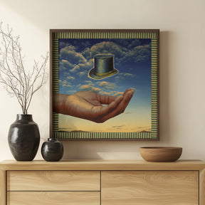 FLOATING HAT Poster