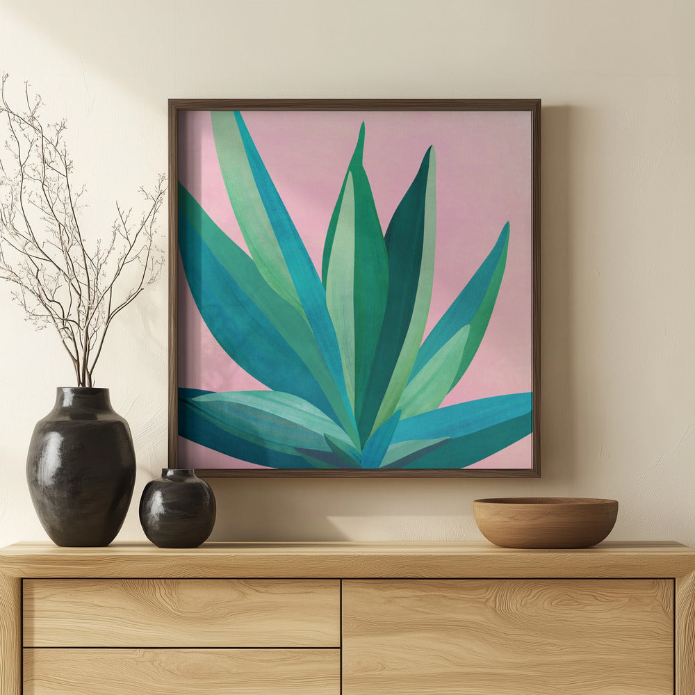 Colorful Agave 4 Poster