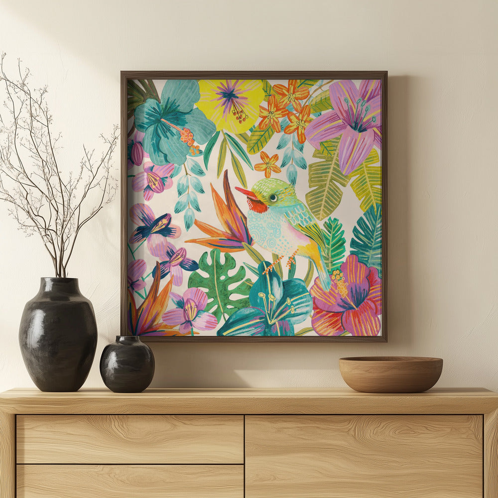 Tropical Bird Poster