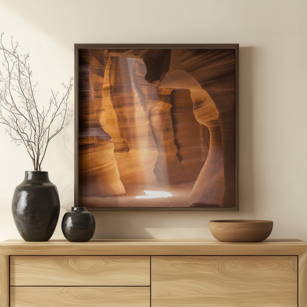 ANTELOPE CANYON Lightbeam Poster