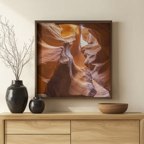 ANTELOPE CANYON Rock Formations Poster