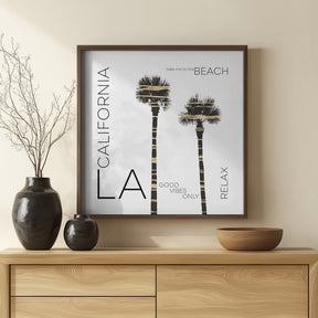 Urban Art LA Palm Trees Poster