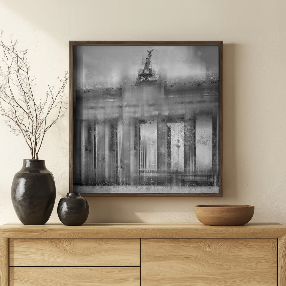 City Art BERLIN Brandenburg Gate Poster