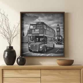 LONDON Classical Streetscene Poster