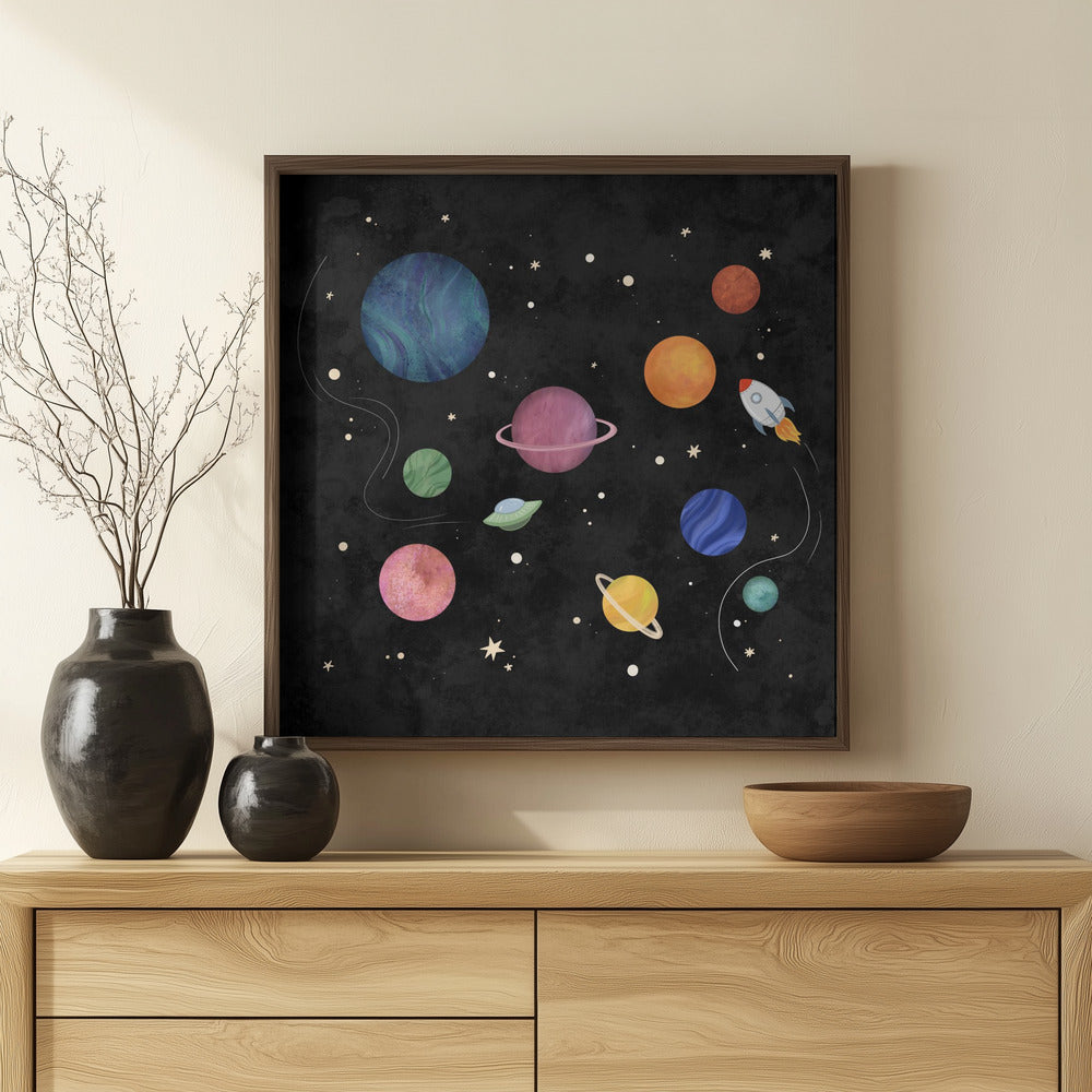 Space explorers Poster