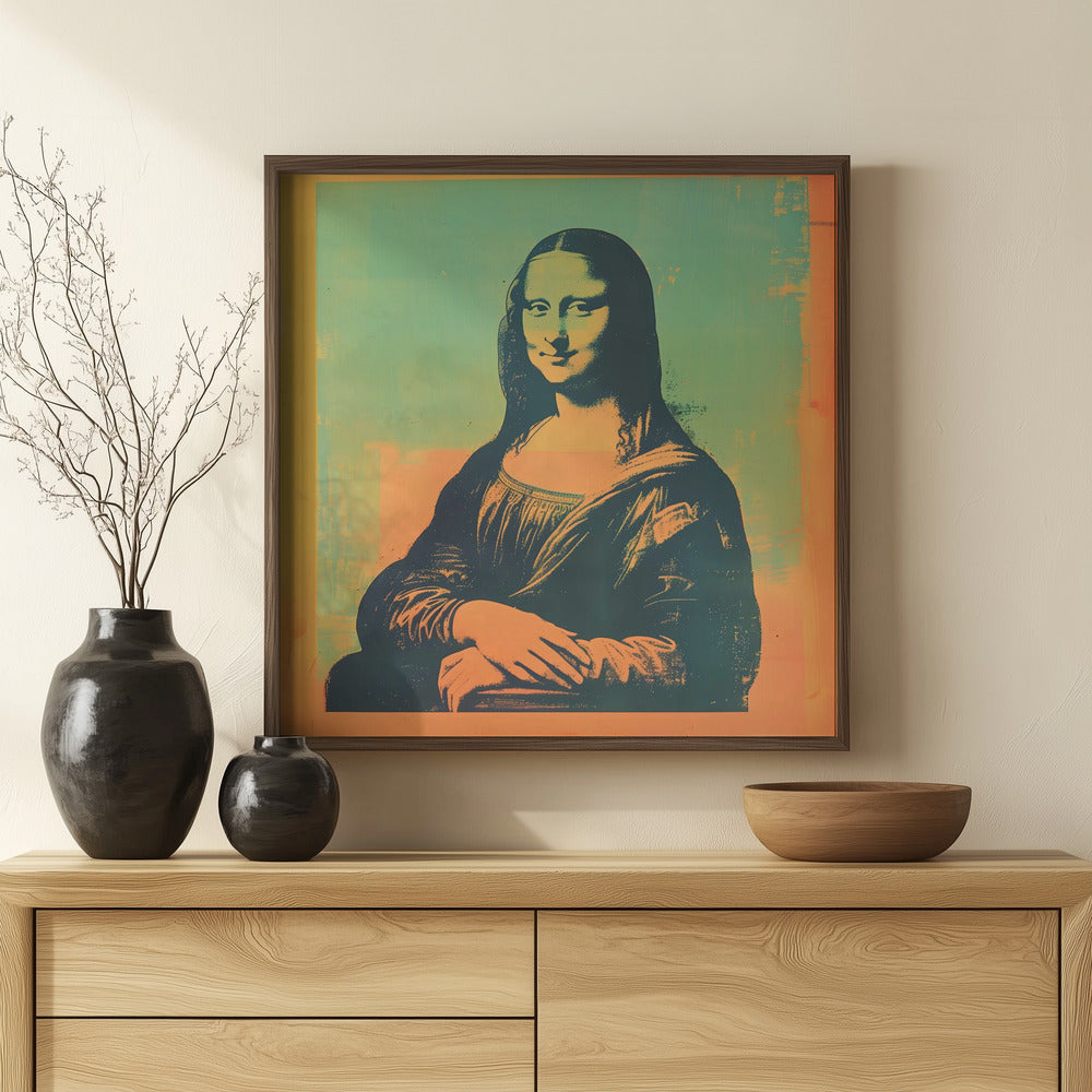 Mona Lisa Modern Poster