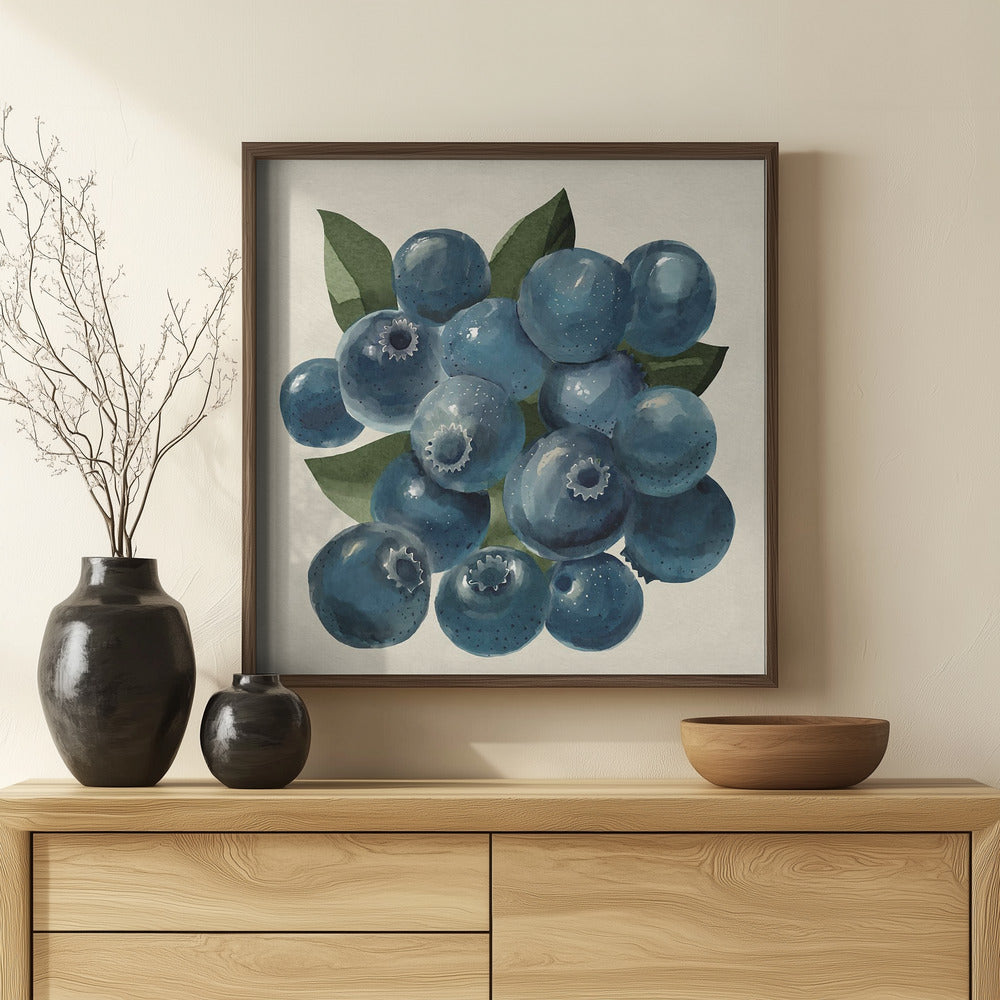 Blueberries Poster