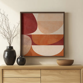 Autumn Mid Century Earthy 2 Poster