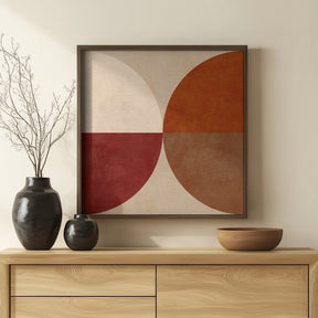 Autumn Mid Century Earthy 10 Poster