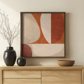 Autumn Mid Century Earthy3 Poster