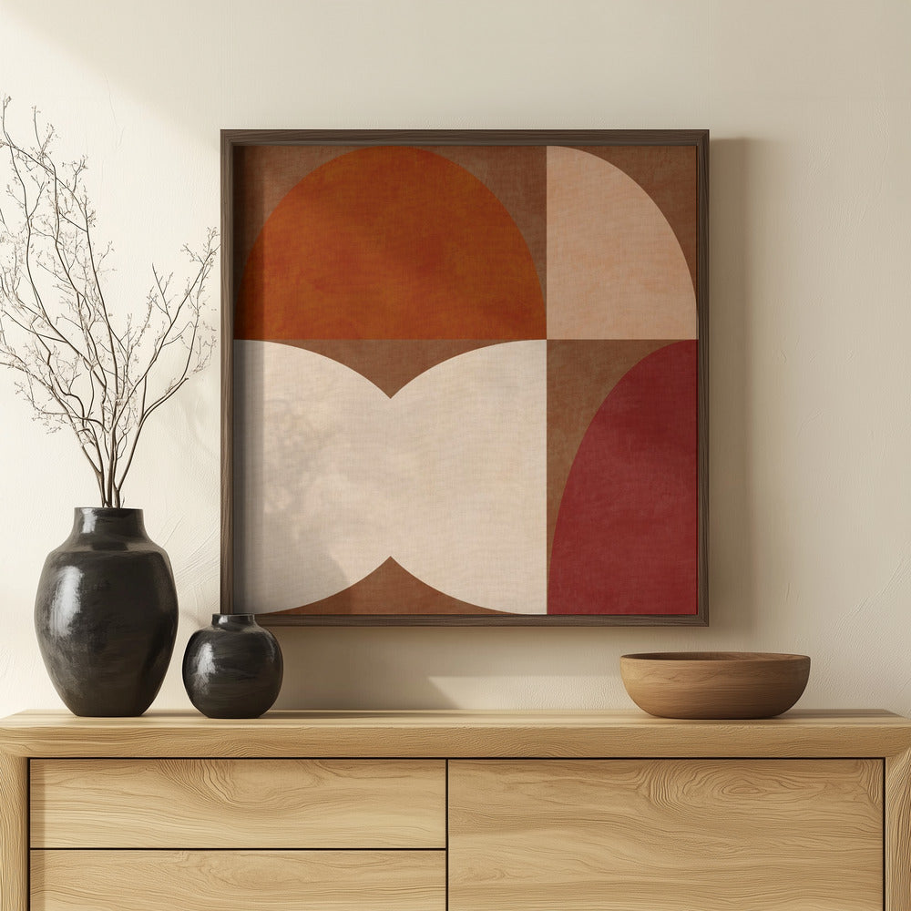 Autumn Mid Century  Earthy 14 Poster