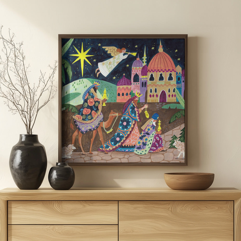 Three Wise Men in the night Poster