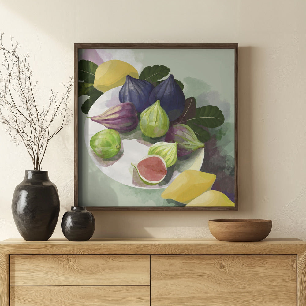 Figs and lemons Poster