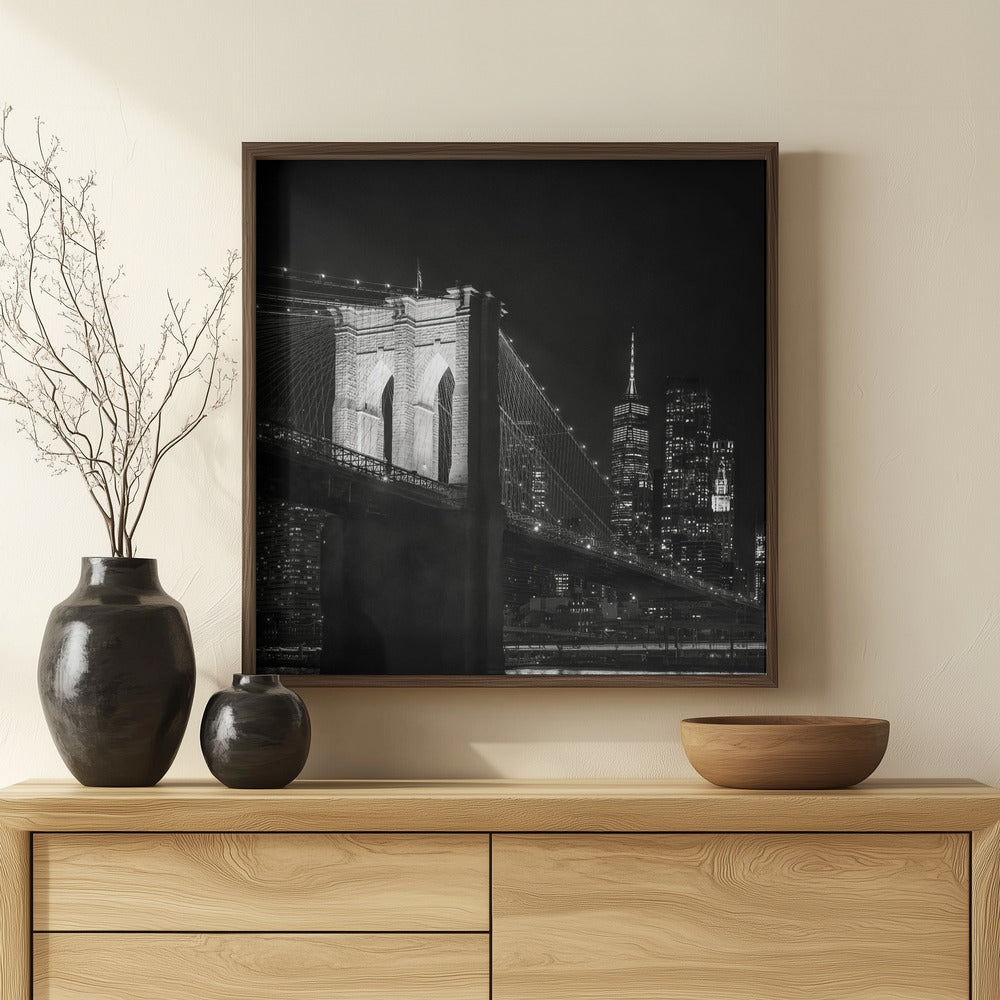 Brooklyn Bridge & Lower Manhattan Poster