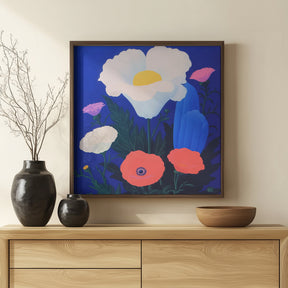 Fantasy Flowers Poster