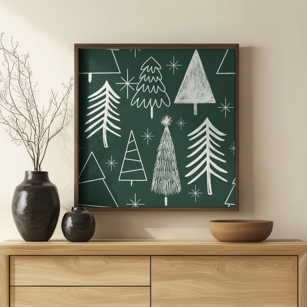 Christmas Tree Evergreen - Tree - Pine Tree Green Poster